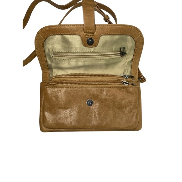 Lucky Brand Tan Leather Crossbody Bag - Picture 6 of 9